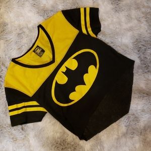 Batman Crop Jersey Top